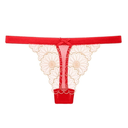ZMHEGW Briefs For Women Ladies Daisy Embroidery Panties Hollow Jacquard Thin Low Waist High Elastic Thong Women s Underwear Seamless
ZMHEGW Briefs For Women Ladies Daisy Embroidery Panties Hollow Jacquard Thin Low Waist High Elastic Thong Women s Underwear Seamless