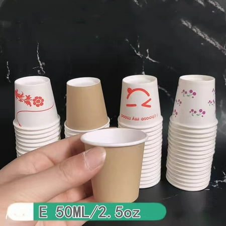 Disposable Paper Cups 1.5oz/2.5oz Kraft Paper Cups Coffee Milk Cup Paper Cup for Hot Drinking Party
Disposable Paper Cups 1.5oz/2.5oz Kraft Paper Cups Coffee Milk Cup Paper Cup for Hot Drinking Party