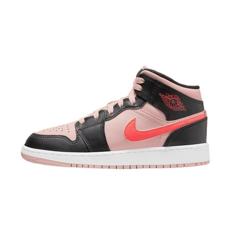 Big Kid s Jordan 1 Mid Atmosphere/Infrared 23-Black (554725 604) - 5