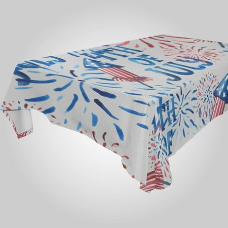 Hidove Independence Day Rectangle Tablecloth Spill-Proof Polyester Table Cloth Table Cover for Kitchen Dining Picnic Holiday Party Decoration 54x72 Inch
Hidove Independence Day Rectangle Tablecloth Spill-Proof Polyester Table Cloth Table Cover for Kitchen Dining Picnic Holiday Party Decoration 54x72 Inch