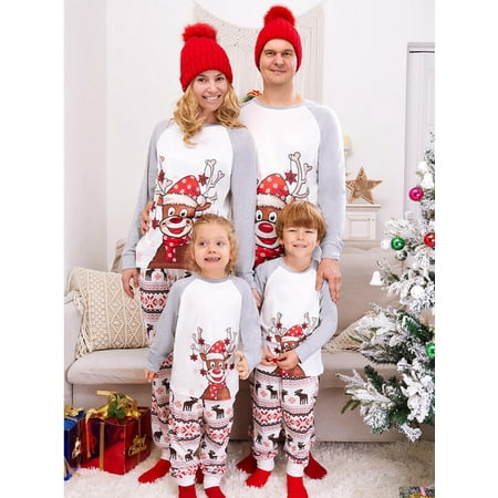 Sunisery Matching Christmas Family Pajamas Sets Xmas Elk Reindeer Print Holiday Santa Claus Sleepwear Xmas PJS Set
Sunisery Matching Christmas Family Pajamas Sets Xmas Elk Reindeer Print Holiday Santa Claus Sleepwear Xmas PJS Set