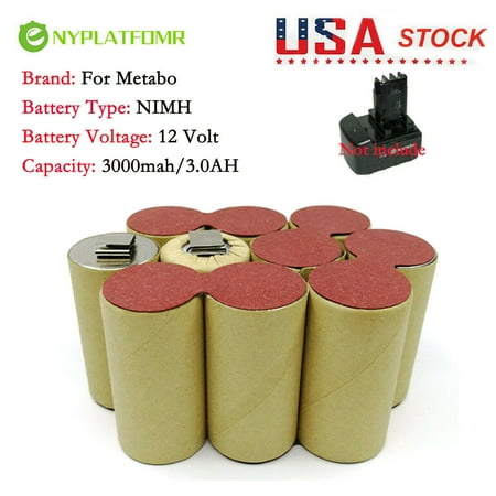 For Metabo 12V 3000mAh battery pack BST12 BS12 Pulse NIMH New Power tool
For Metabo 12V 3000mAh battery pack BST12 BS12 Pulse NIMH New Power tool
