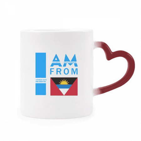 I Am From Antigua And Barbuda Heat Sensitive Mug Red Color Changing Stoneware Cup
I Am From Antigua And Barbuda Heat Sensitive Mug Red Color Changing Stoneware Cup