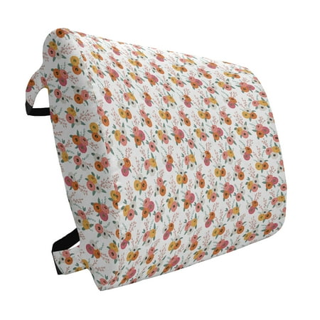 Floral Lumbar Pillow Blooming Pattern with Ranunculus Flowers Spiral Eucalyptus and Alstroemeria Soft Back Cushion for Office Chairs with Adjustable Straps 14 x 13 Multicolor by Ambesonne
Floral Lumbar Pillow Blooming Pattern with Ranunculus Flowers Spiral Eucalyptus and Alstroemeria Soft Back Cushion for Office Chairs with Adjustable Straps 14 x 13 Multicolor by Ambesonne