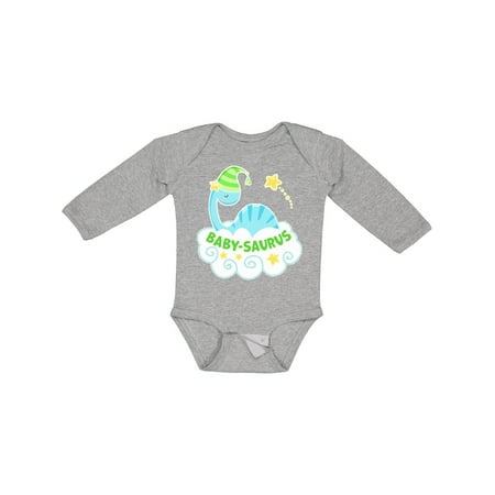 Inktastic Baby-Saurus with Cute Blue Dinosaur on a Cloud Gift Baby Boy or Baby Girl Long Sleeve Bodysuit
Inktastic Baby-Saurus with Cute Blue Dinosaur on a Cloud Gift Baby Boy or Baby Girl Long Sleeve Bodysuit