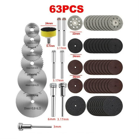 VeliToy High Speed Steel Woodworking Circular Saw Blade Resin Double Mesh Grinding Wheel(63pcs)
VeliToy High Speed Steel Woodworking Circular Saw Blade Resin Double Mesh Grinding Wheel(63pcs)