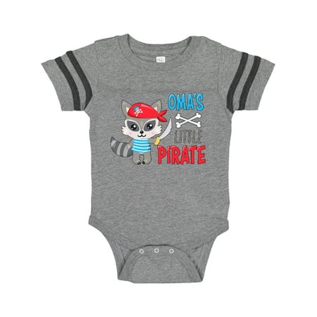 Inktastic Oma s Little Pirate Cute Raccoon with Sword Gift Baby Boy or Baby Girl Bodysuit
Inktastic Oma s Little Pirate Cute Raccoon with Sword Gift Baby Boy or Baby Girl Bodysuit