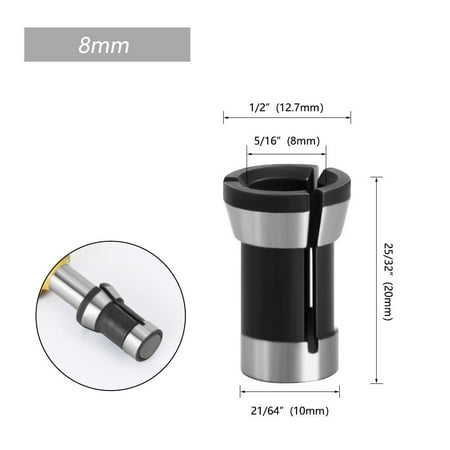Leke 6/ 6.35/ 8mm Shank Router Bit Extension Collet Chuck Rod Trim Molding Machine
Leke 6/ 6.35/ 8mm Shank Router Bit Extension Collet Chuck Rod Trim Molding Machine