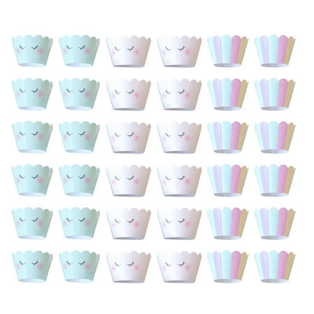 36pcs Cake Wrappers Paper Cake Decor Muffin Dessert Wrapping Aprons Cupcake Ornament for Home Party (Random Pattern)
36pcs Cake Wrappers Paper Cake Decor Muffin Dessert Wrapping Aprons Cupcake Ornament for Home Party (Random Pattern)
