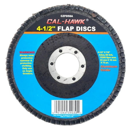 Cal Hawk Tools 4-1/2 Flap Disc - 80 Grit
