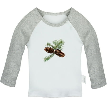 Nature Pine Cone Pattern T shirt For Baby Newborn Babies T-shirts Infant Tops 0-24M Kids Graphic Tees Clothing (Long Gray Raglan T-shirt 18-24 Months)
Nature Pine Cone Pattern T shirt For Baby Newborn Babies T-shirts Infant Tops 0-24M Kids Graphic Tees Clothing (Long Gray Raglan T-shirt 18-24 Months)