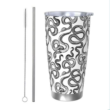 Matuu Hand Drawn Snake for 20oz Durable Thermal Cups Keep Drinks Cold and Hot Insulated Car Mug with Lid-Straw Two-piece Set
Matuu Hand Drawn Snake for 20oz Durable Thermal Cups Keep Drinks Cold and Hot Insulated Car Mug with Lid-Straw Two-piece Set