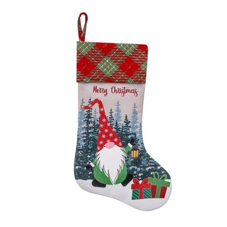 Huntermoon Printing Christmas Socks Xmas Bag Red And Green Home Gift Plaid Rudolph Pendant Decorations
Huntermoon Printing Christmas Socks Xmas Bag Red And Green Home Gift Plaid Rudolph Pendant Decorations