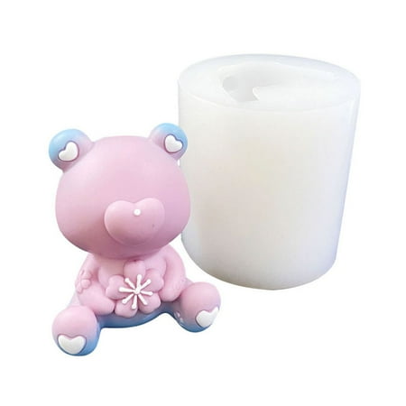 Cute Heart Bear 3D Ice Cube Silicone Mold Fondant Candle Cake Epoxy Resin Mould
Cute Heart Bear 3D Ice Cube Silicone Mold Fondant Candle Cake Epoxy Resin Mould