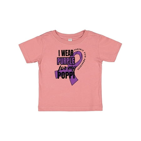 Inktastic Chronic Pain I Wear Purple For My Poppi Gift Baby Boy or Baby Girl T-Shirt
Inktastic Chronic Pain I Wear Purple For My Poppi Gift Baby Boy or Baby Girl T-Shirt