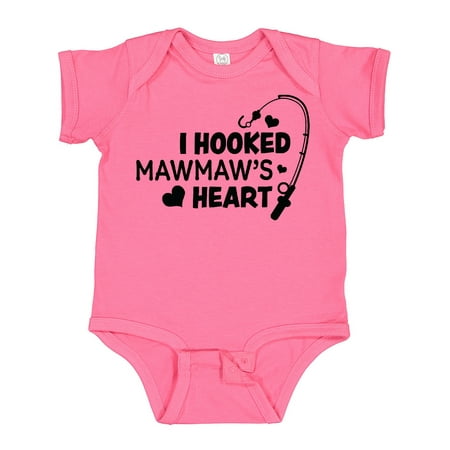 Inktastic I Hooked Mawmaw s Heart with Fishing Rod Gift Baby Boy or Baby Girl Bodysuit
Inktastic I Hooked Mawmaw s Heart with Fishing Rod Gift Baby Boy or Baby Girl Bodysuit