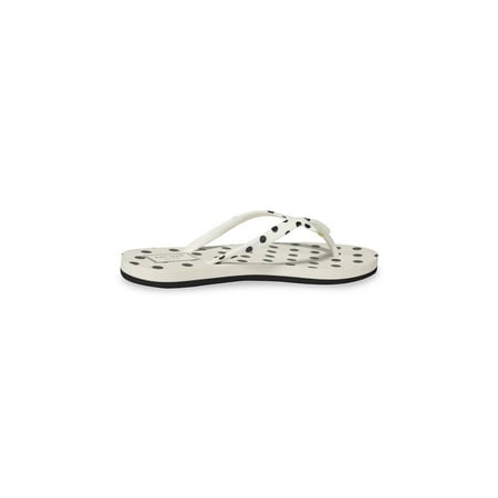 Kate Spade New York Fiji Flip-Flop Sandals black dots Size 7.0