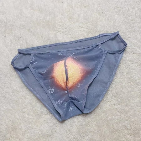 Sexy Men Sheer Pouch G String Bikini Briefs Thongs Underwear Underpants thin