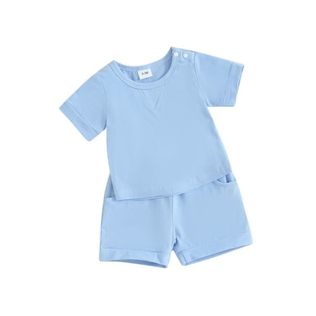 Suealasg Baby Boys Clothes 3M 6M 12M 18M 24M Infant Newborn Boys Short Sleeve T-Shirt Elastic Shorts Set 2PCS Casual Summer Beach Clothing for Toddler Boys
Suealasg Baby Boys Clothes 3M 6M 12M 18M 24M Infant Newborn Boys Short Sleeve T-Shirt Elastic Shorts Set 2PCS Casual Summer Beach Clothing for Toddler Boys