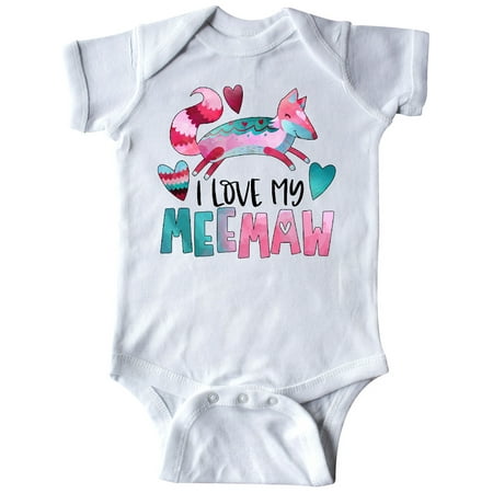Inktastic I Love My Meemaw Pink and Blue Fox with Hearts Gift Baby Boy or Baby Girl Bodysuit
Inktastic I Love My Meemaw Pink and Blue Fox with Hearts Gift Baby Boy or Baby Girl Bodysuit