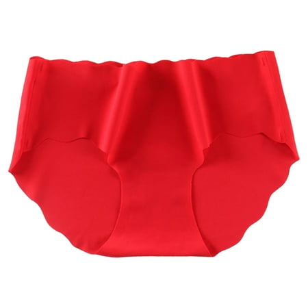 harmtty Women Briefs Comfortable Excellent Elasticity Ice-silk Seamless Mid Waist Ladies Underwear for Daily Red M
harmtty Women Briefs Comfortable Excellent Elasticity Ice-silk Seamless Mid Waist Ladies Underwear for Daily Red M
