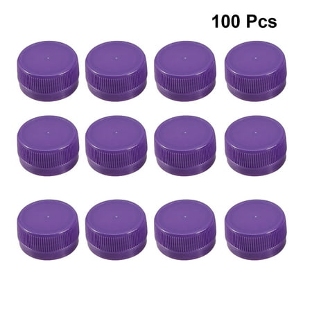 100 Pcs Plastic Bottle Caps Drinkware Crafts Toddlers Arts Kids DIY Cover Child