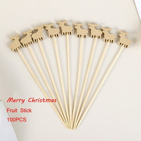 100Pcs Christmas Disposable Bamboo Swers Food Picks Fruit Fork Christmas Party Ca Dessert Salad Sticks Toothpick Swer
100Pcs Christmas Disposable Bamboo Swers Food Picks Fruit Fork Christmas Party Ca Dessert Salad Sticks Toothpick Swer