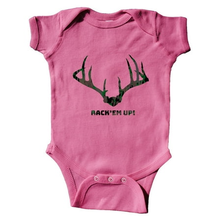 Inktastic Rack Em Up! in Camo Gift Baby Boy or Baby Girl Bodysuit