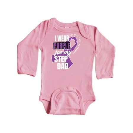 Inktastic Chronic Pain I Wear Purple For My Step Dad Gift Baby Boy or Baby Girl Long Sleeve Bodysuit
Inktastic Chronic Pain I Wear Purple For My Step Dad Gift Baby Boy or Baby Girl Long Sleeve Bodysuit