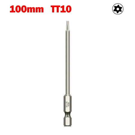 100mm Hollow Torx Screwdriver Bit Hex Shank T6-T40 Tool For Exact Screw Unscrew
100mm Hollow Torx Screwdriver Bit Hex Shank T6-T40 Tool For Exact Screw Unscrew