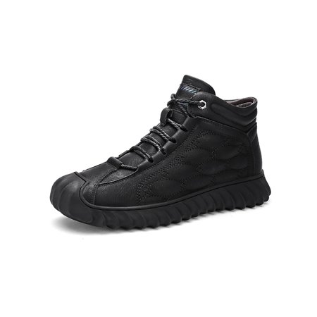 Rockomi Men Work Bootie Lace Up Winter Boots Plush Lined Ankle Boot Mens Slip Resistant Walking Casual Booties Fashion Comfort Warm Shoes Black 8
Rockomi Men Work Bootie Lace Up Winter Boots Plush Lined Ankle Boot Mens Slip Resistant Walking Casual Booties Fashion Comfort Warm Shoes Black 8