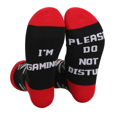 Yinguo Funny Printe Mmonogrammed Socks Sports Mid Calf Socks