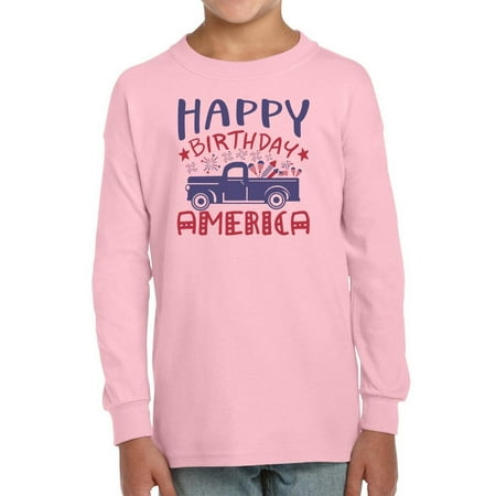 Happy Birthday America! Long Sleeve Toddler -Image by Shutterstock 2 Toddler