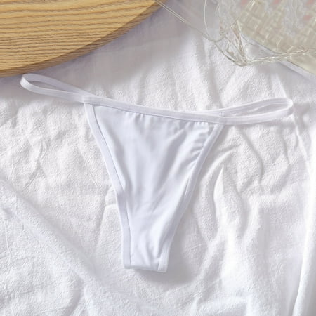 NEGJ Womens Panties Low Waist Thongs