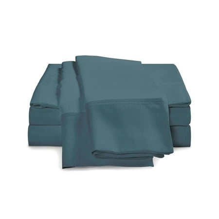 eLuxury 100% Cotton Percale Weave 4-Piece Crisp Percale Sheets