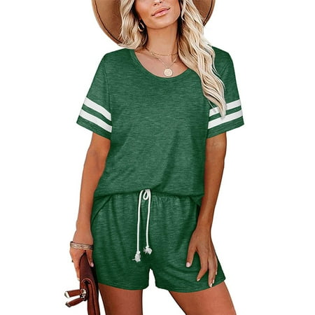 Hanerdun Women Loungewear Pajamas 2 Piece Sets Female Nightwear Sleepwear PJ Sets Sportswear Green S
Hanerdun Women Loungewear Pajamas 2 Piece Sets Female Nightwear Sleepwear PJ Sets Sportswear Green S