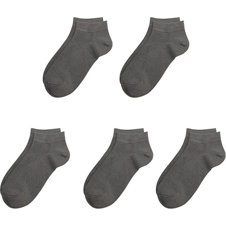 SERISIMPLE Boys and Girls Socks Bamboo Ankle Soft Stretch Cuffs Athletic Kids Socks 5 Pairs (Dark Grey Large)
SERISIMPLE Boys and Girls Socks Bamboo Ankle Soft Stretch Cuffs Athletic Kids Socks 5 Pairs (Dark Grey Large)