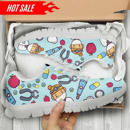 Women Doctor Nurse Sneakers Medical Hospital Printing Lightweight Mesh Flats Ladies Casual Spring Cute Nursing Shoes
Women Doctor Nurse Sneakers Medical Hospital Printing Lightweight Mesh Flats Ladies Casual Spring Cute Nursing Shoes