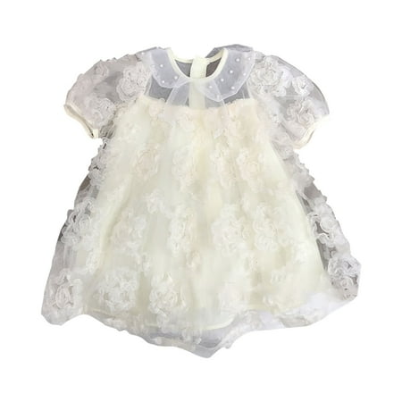 Rovga Toddler Girl Dress Clothes Dress Summer New Princess Wind Stereoscopic Flower Bubble Sleeve Fashion Fairy Dress
Rovga Toddler Girl Dress Clothes Dress Summer New Princess Wind Stereoscopic Flower Bubble Sleeve Fashion Fairy Dress