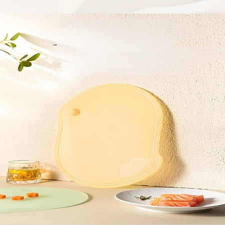 Ikohbadg Kitchen Chopping Board with Anti-Slip and Spill-Proof Design Double-Sided Cutting Board for Fruit and Baby Food Preparation Jelly Colored Storage-Friendly Kitchen Cutting Board
Ikohbadg Kitchen Chopping Board with Anti-Slip and Spill-Proof Design Double-Sided Cutting Board for Fruit and Baby Food Preparation Jelly Colored Storage-Friendly Kitchen Cutting Board