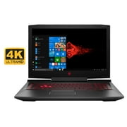 HP OMEN 17t UHD Premium Gaming and Business Laptop (Intel 8th Gen Coffee Lake i7-8750H, 16GB RAM, 1TB HDD + 512GB PCIe SSD, 17.3" 4K UHD 3840x2160 Display, GTX 1050Ti, Backlit Keyboard, Win 10 Pro)