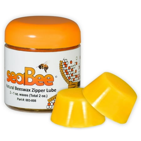 Seasoft SeaBee Natural Beeswax Zipper Lube - 2 oz