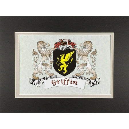 Griffin Irish Coat of Arms Print - Frameable 9 x 12