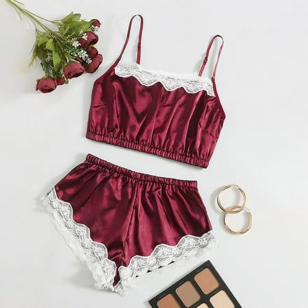 QIPOPIQ Pajamas for Women Clearance New Sexy Lace Lingerie Silk Underwear Underwear Satin Plus Size Sleepwear Reduced Price!
QIPOPIQ Pajamas for Women Clearance New Sexy Lace Lingerie Silk Underwear Underwear Satin Plus Size Sleepwear Reduced Price!