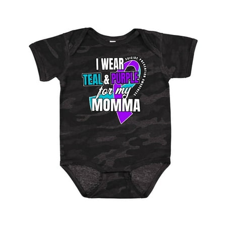 Inktastic Suicide Prevention I Wear Teal and Purple for My Momma Gift Baby Boy or Baby Girl Bodysuit
Inktastic Suicide Prevention I Wear Teal and Purple for My Momma Gift Baby Boy or Baby Girl Bodysuit