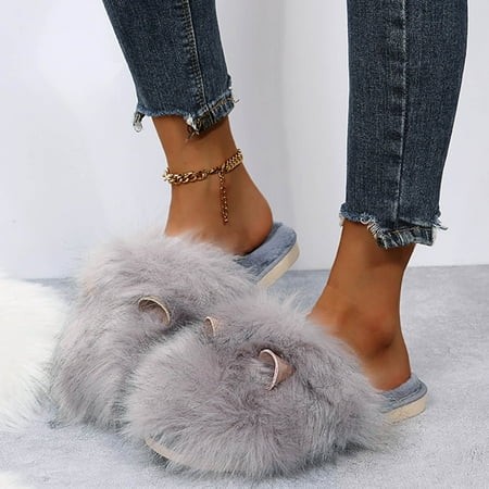 Slippers for Women Women s Fashion Cute Ears Solid Color Plush Warm Closed-Toe Casual Slippers Grey 9 Slippers for Men
Slippers for Women Women s Fashion Cute Ears Solid Color Plush Warm Closed-Toe Casual Slippers Grey 9 Slippers for Men