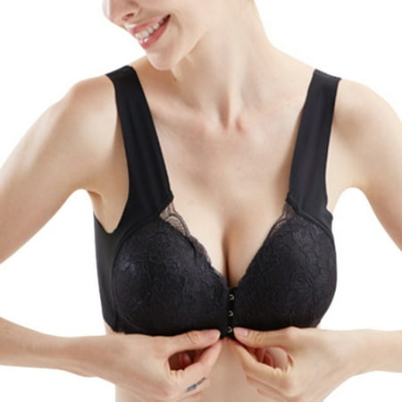 Pretty Comy Front Zipper Seamless Lace Bra for Women Plus Size Wireless Push Up Bra Beauty Back Vest Bralettes
Pretty Comy Front Zipper Seamless Lace Bra for Women Plus Size Wireless Push Up Bra Beauty Back Vest Bralettes