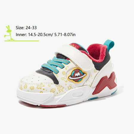 KATETU Toddlers Girls Boys White Soft Soled Casual Sports Walking Shoes Winter Warm Children s Sneakers With Hook And Loop Fastener
KATETU Toddlers Girls Boys White Soft Soled Casual Sports Walking Shoes Winter Warm Children s Sneakers With Hook And Loop Fastener