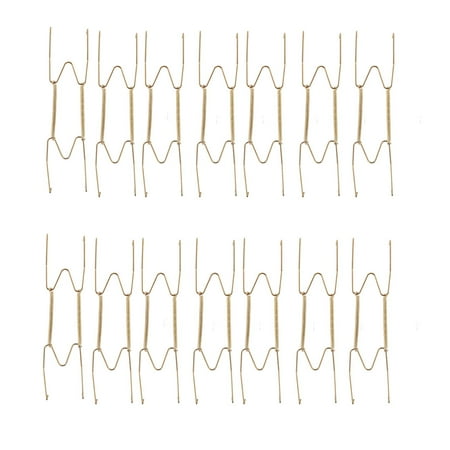 Uxcell Metal 8.3 to 10 Inch Spring Plate Hangers Wall Rack Hook Stand Gold Tone 14pcs
Uxcell Metal 8.3 to 10 Inch Spring Plate Hangers Wall Rack Hook Stand Gold Tone 14pcs