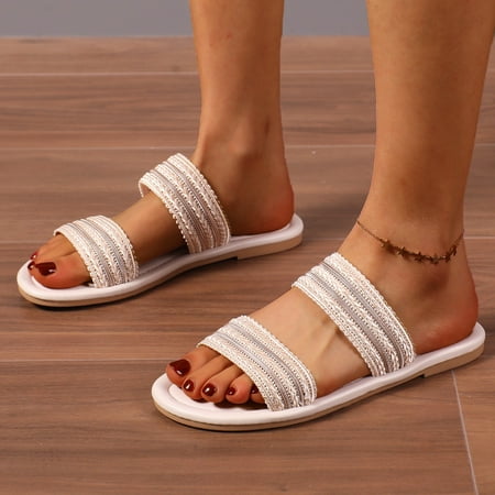 NECHOLOGY Slippers for Women Indoor And Outdoor Retro Women Beach Slip On Weave Linen Casual Open Slippers Womens Flip Flop White 6.5
NECHOLOGY Slippers for Women Indoor And Outdoor Retro Women Beach Slip On Weave Linen Casual Open Slippers Womens Flip Flop White 6.5